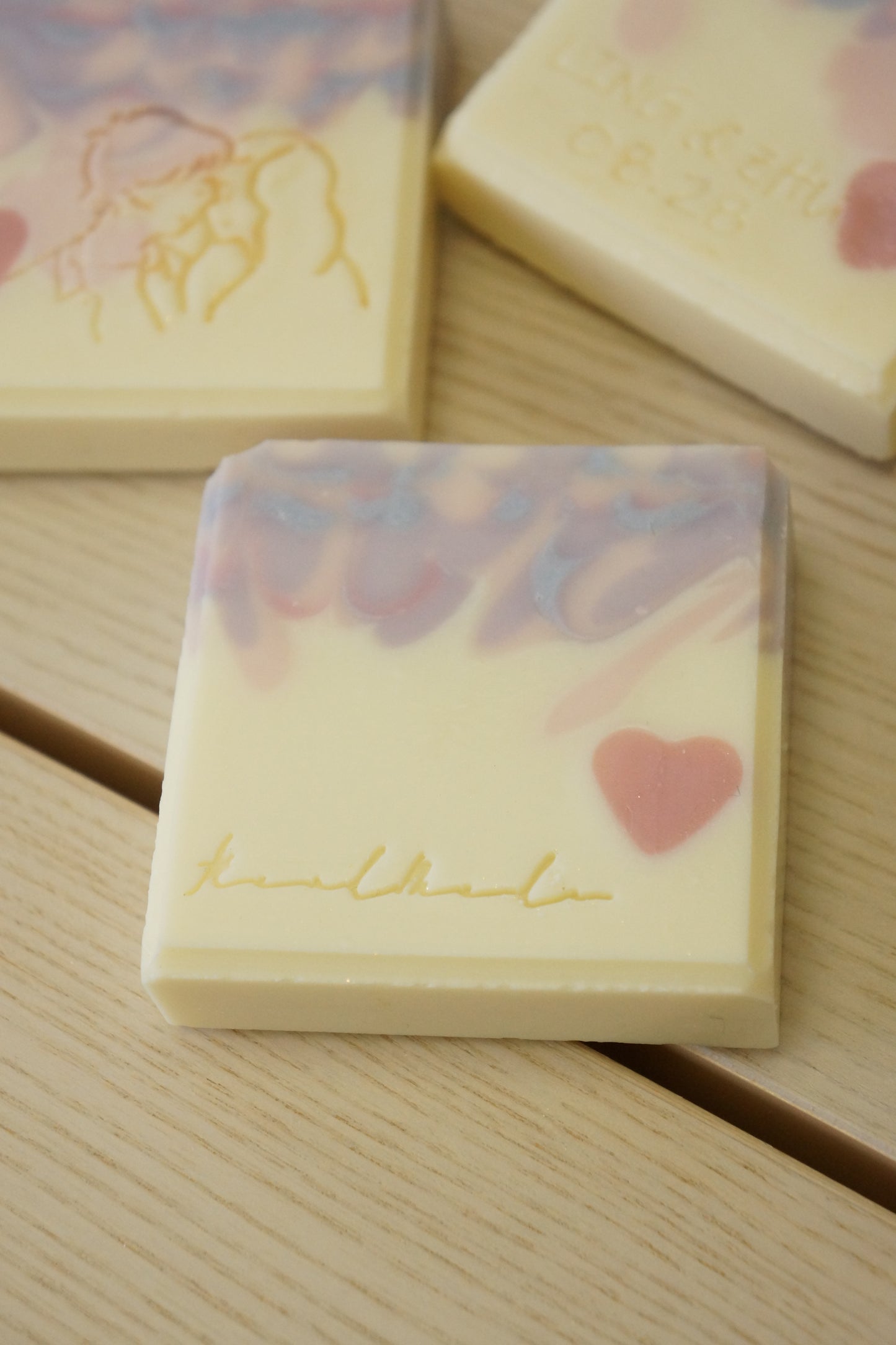 Peacock Swirl Cold Process Soap