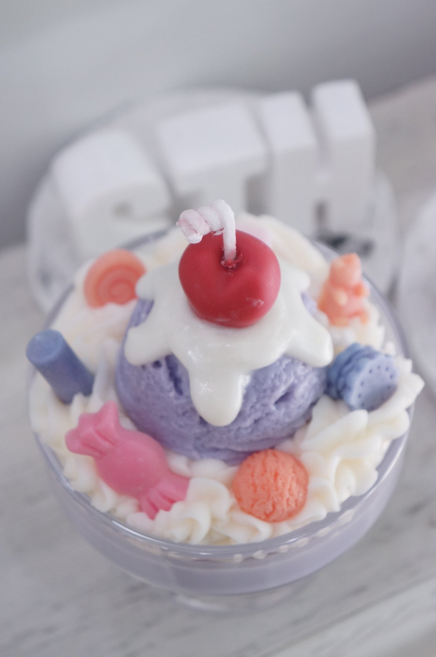 Sundae Ice-Cream Cup Candle