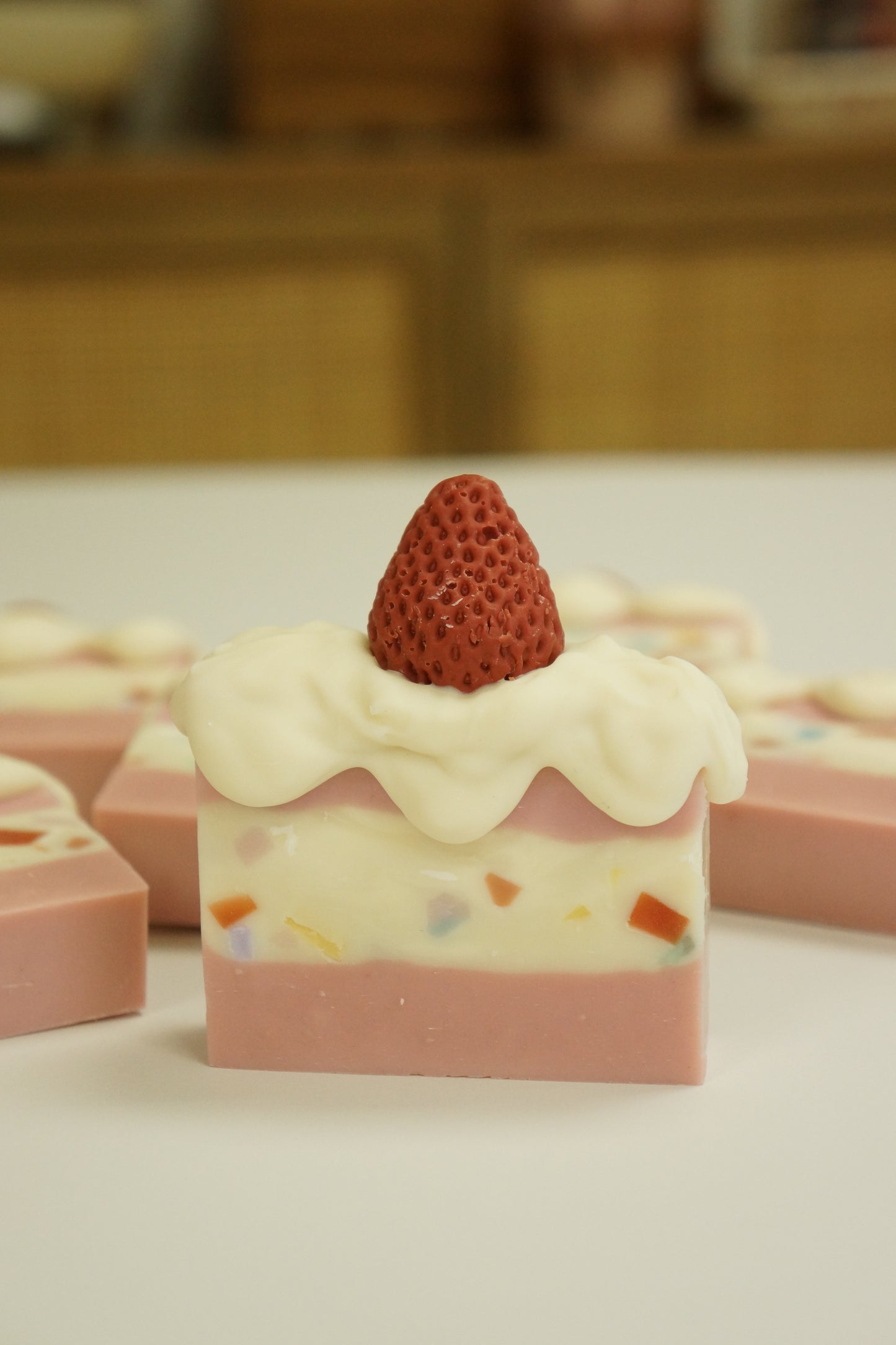 Strawberry Shortcake Cold Process Soap
