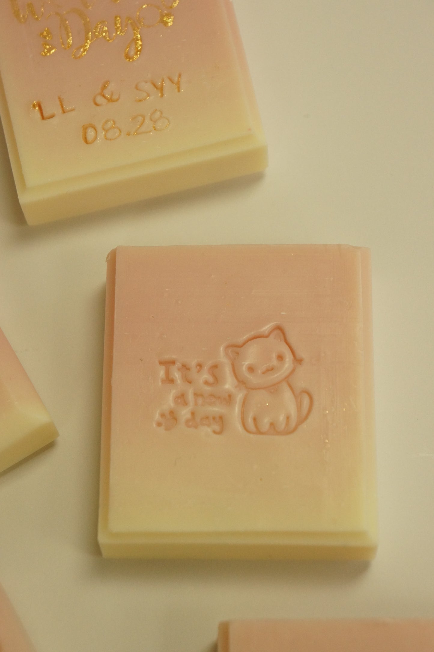 Pink Gradient Cold Process Soap