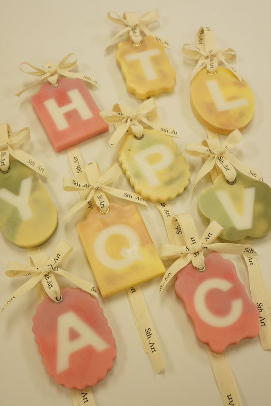Letter Scented Tablet Diffuser (made-to-order)