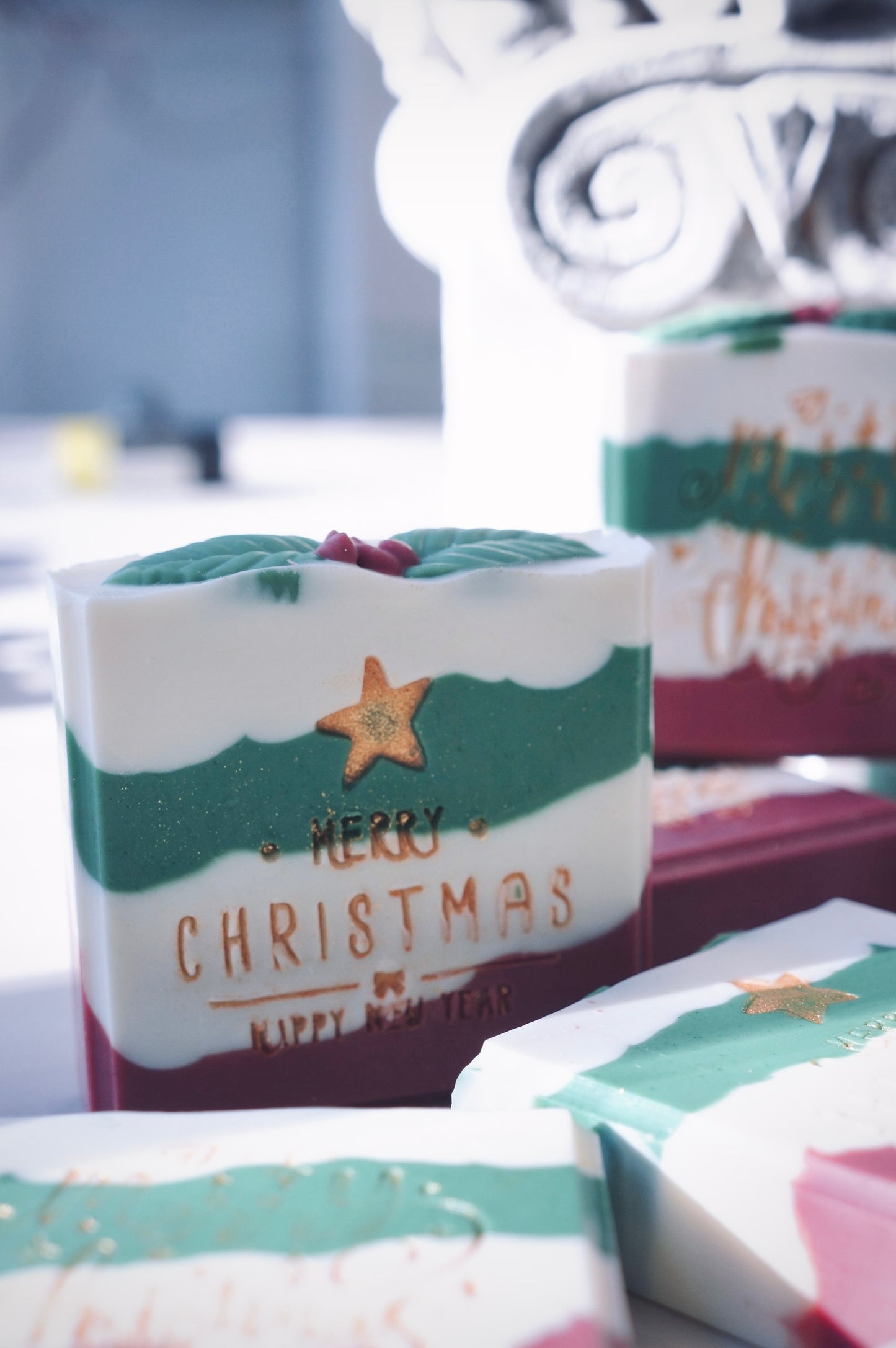 Christmas Layered Cold Process Soap Workshop