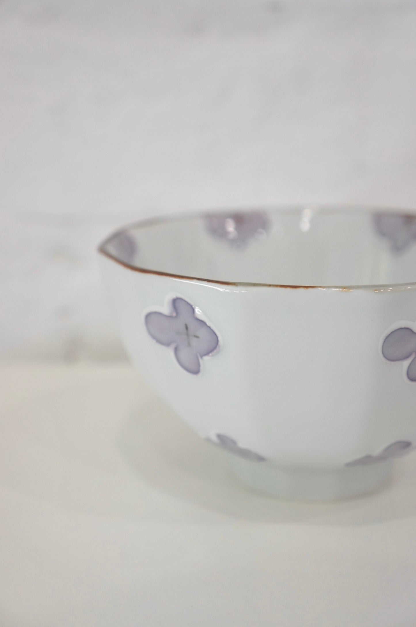 Arita Ware | Purple Flower Rice Bowl