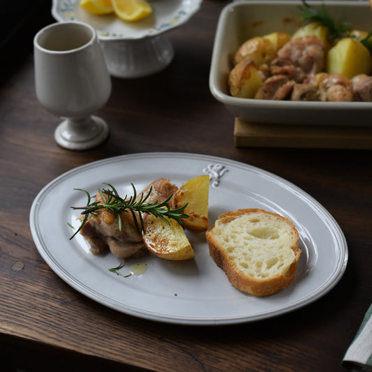 Studio M' | Malta Tiger Brunch Oval Plate