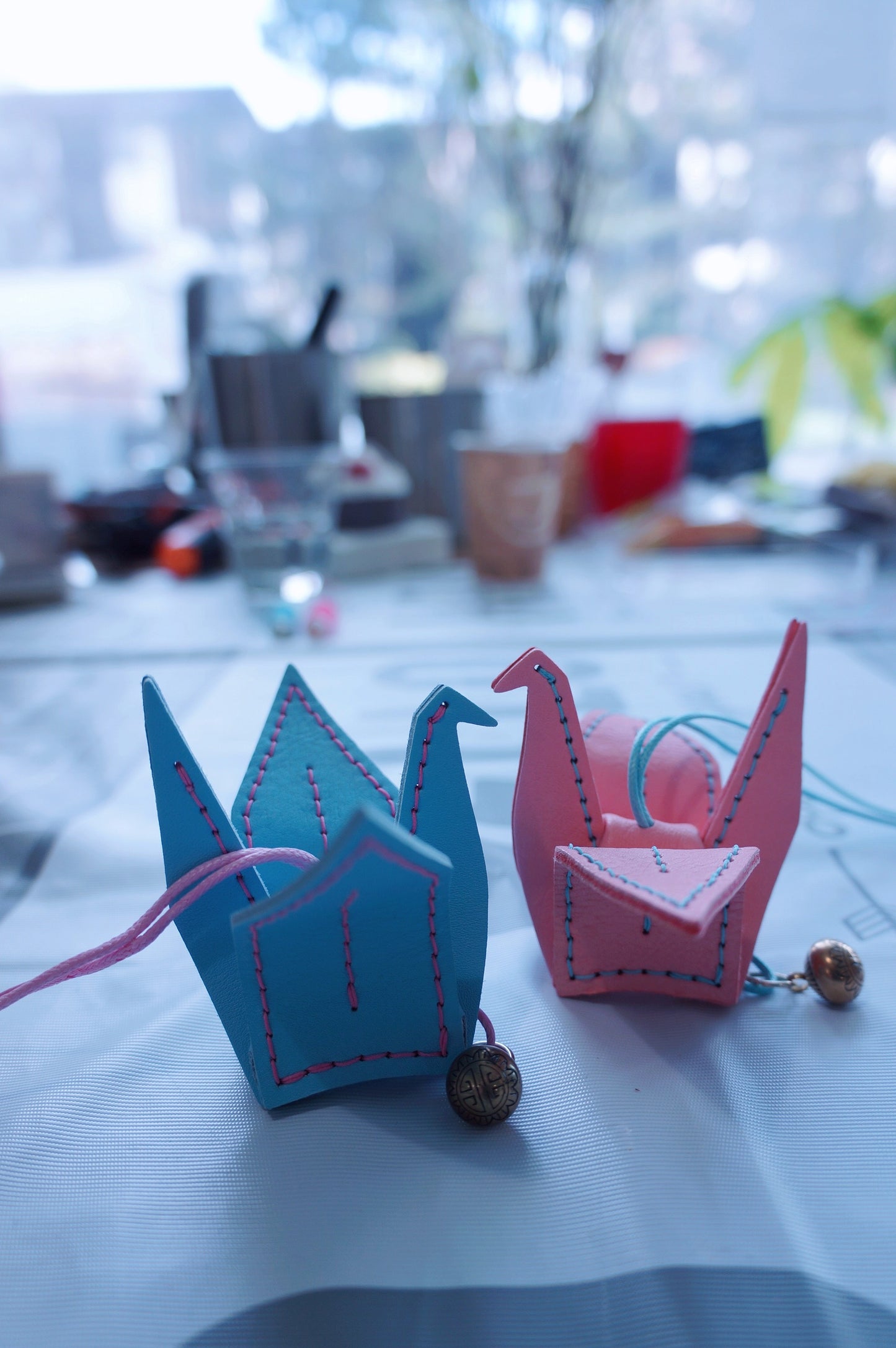 Origami Crane Bag Charm/Car Hanger