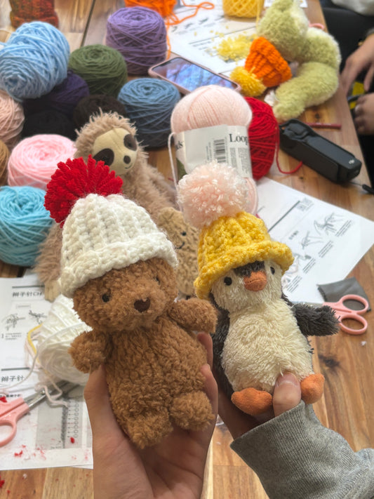 Time TBD | Crochet a Hat for Your Jellycat Workshop