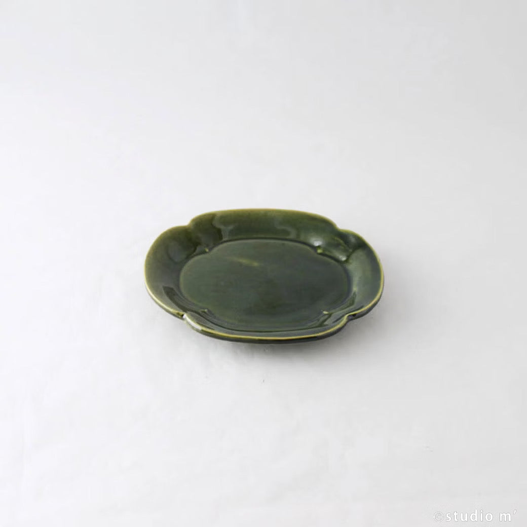 Studio M | Lien Series Serving Plate 14cm Green