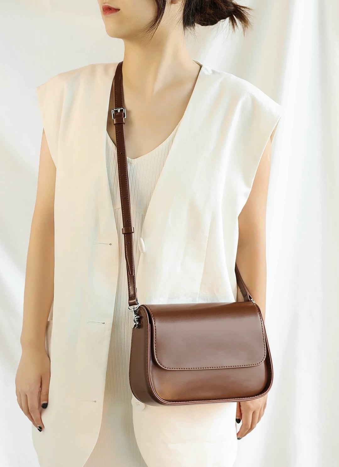 Boxy Saddle Bag