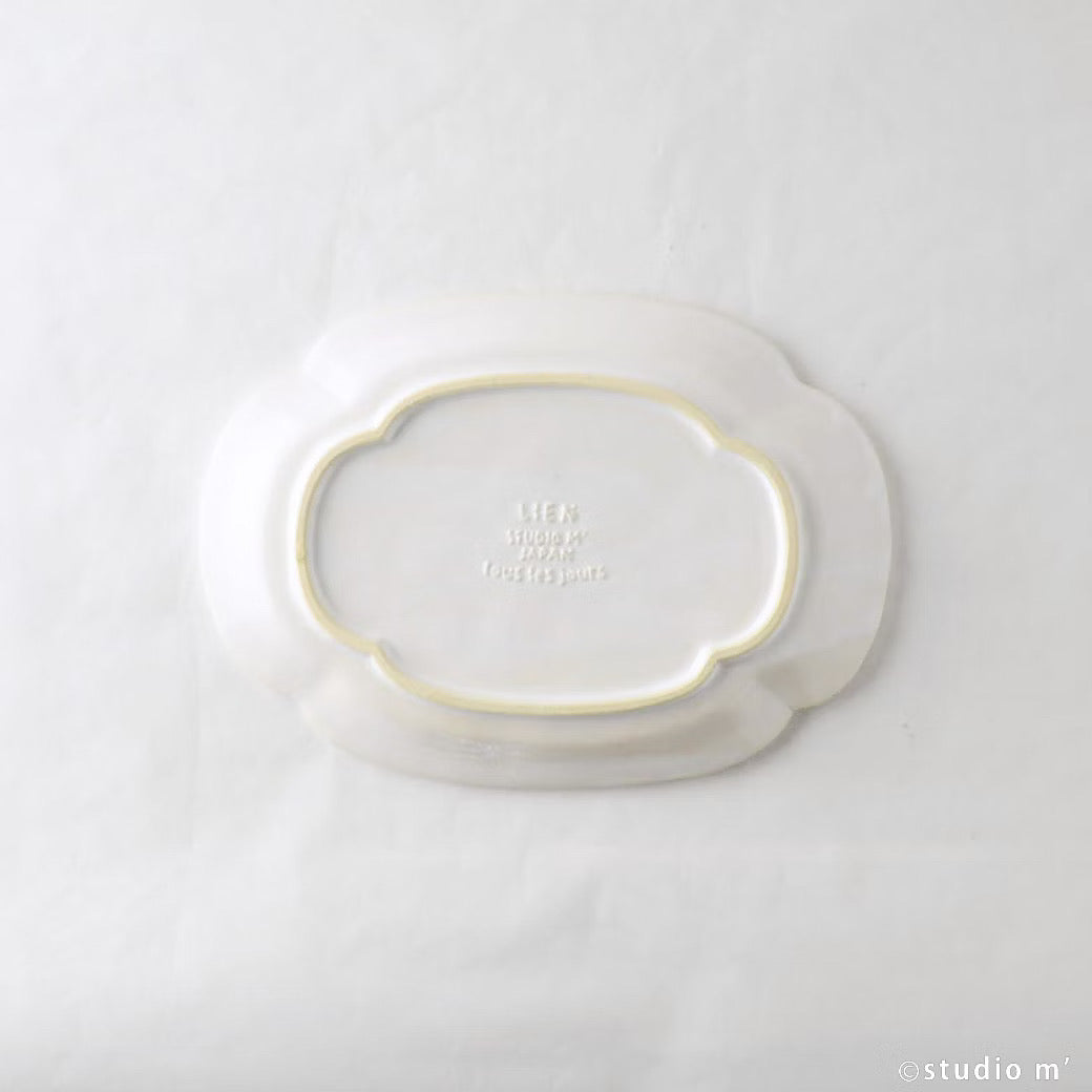 Studio M | Lien Series Serving Plate 21cm White