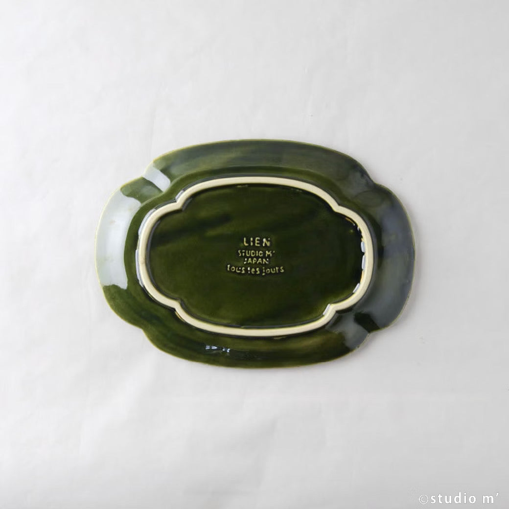 Studio M | Lien Series Serving Plate 21cm Green