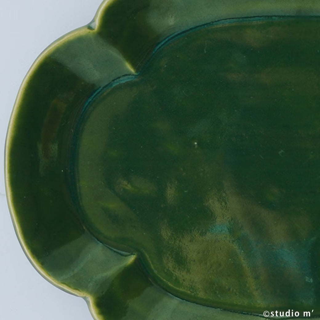 Studio M | Lien Series Serving Plate 21cm Green