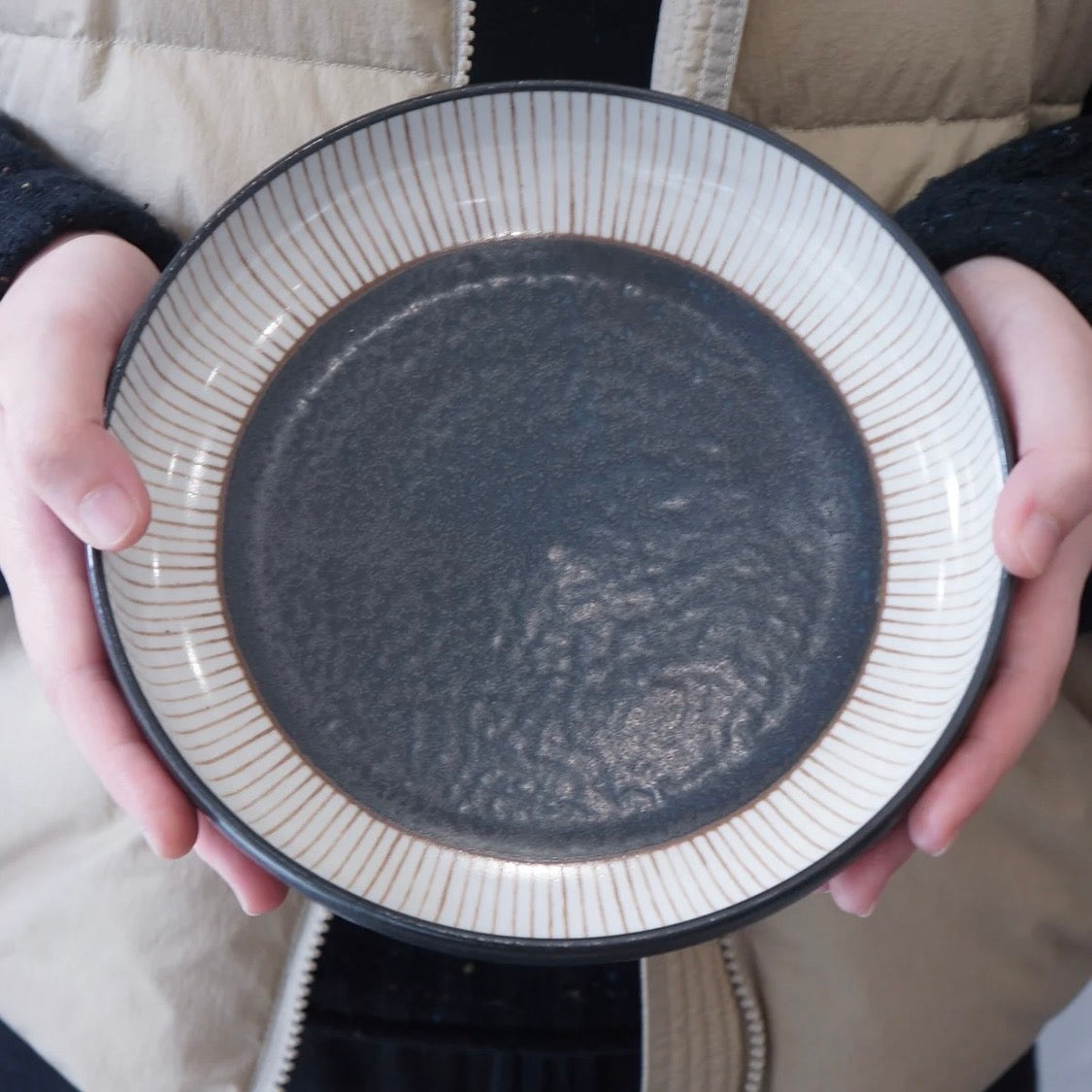 Mino Ware | Wabi Five Color Deep Plate