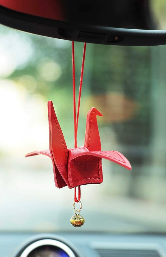 Origami Crane Bag Charm/Car Hanger