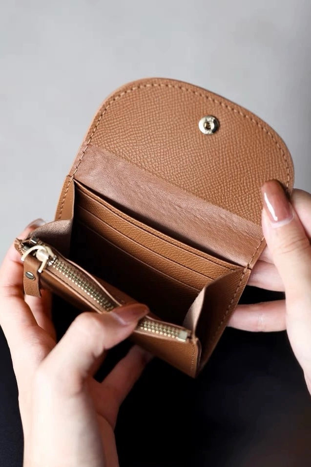 Button Flap Coin Wallet