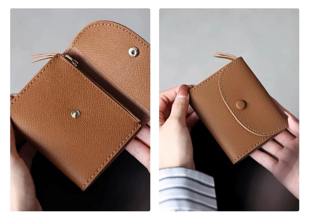 Button Flap Coin Wallet