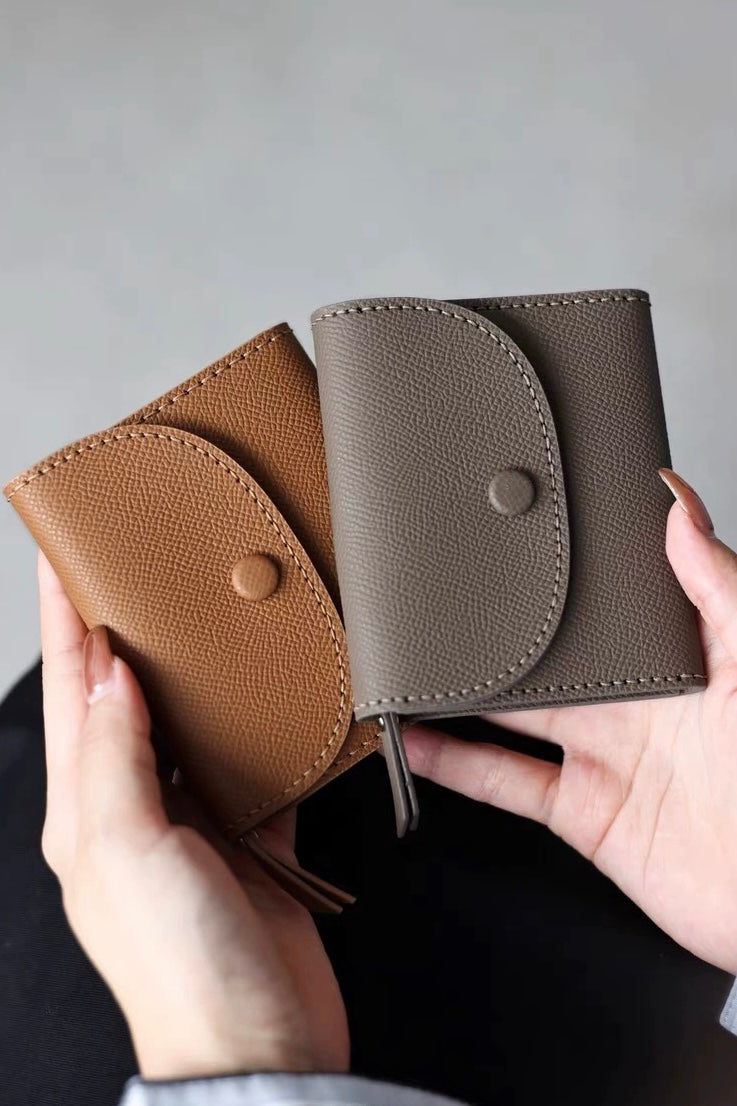 Button Flap Coin Wallet