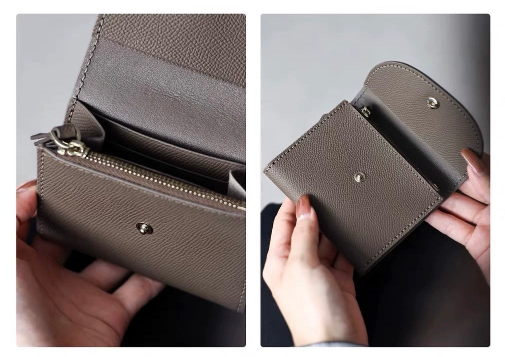 Button Flap Coin Wallet