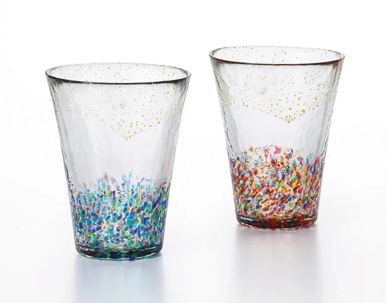 Aderia Tsugaru | Handmade Crystal Glass Tumbler Set