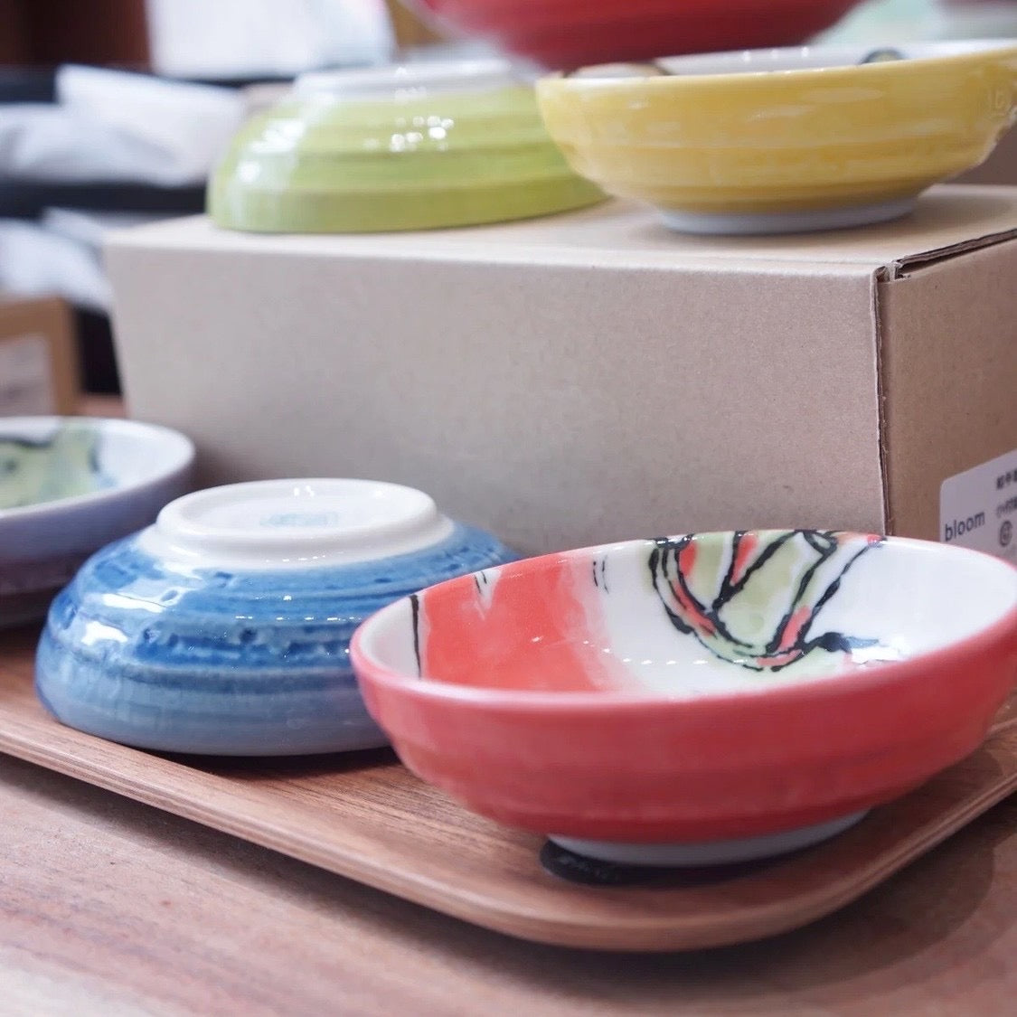 Mino Ware | Seodongyao | Hand-Painted Vegetables Mini Dish Set