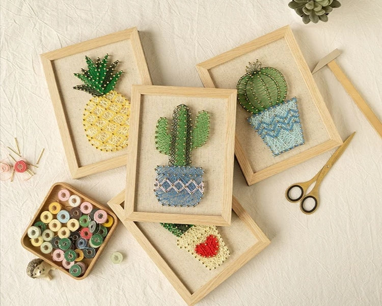 Plants & Fruits - Customized Pattern Framed String Art Workshop