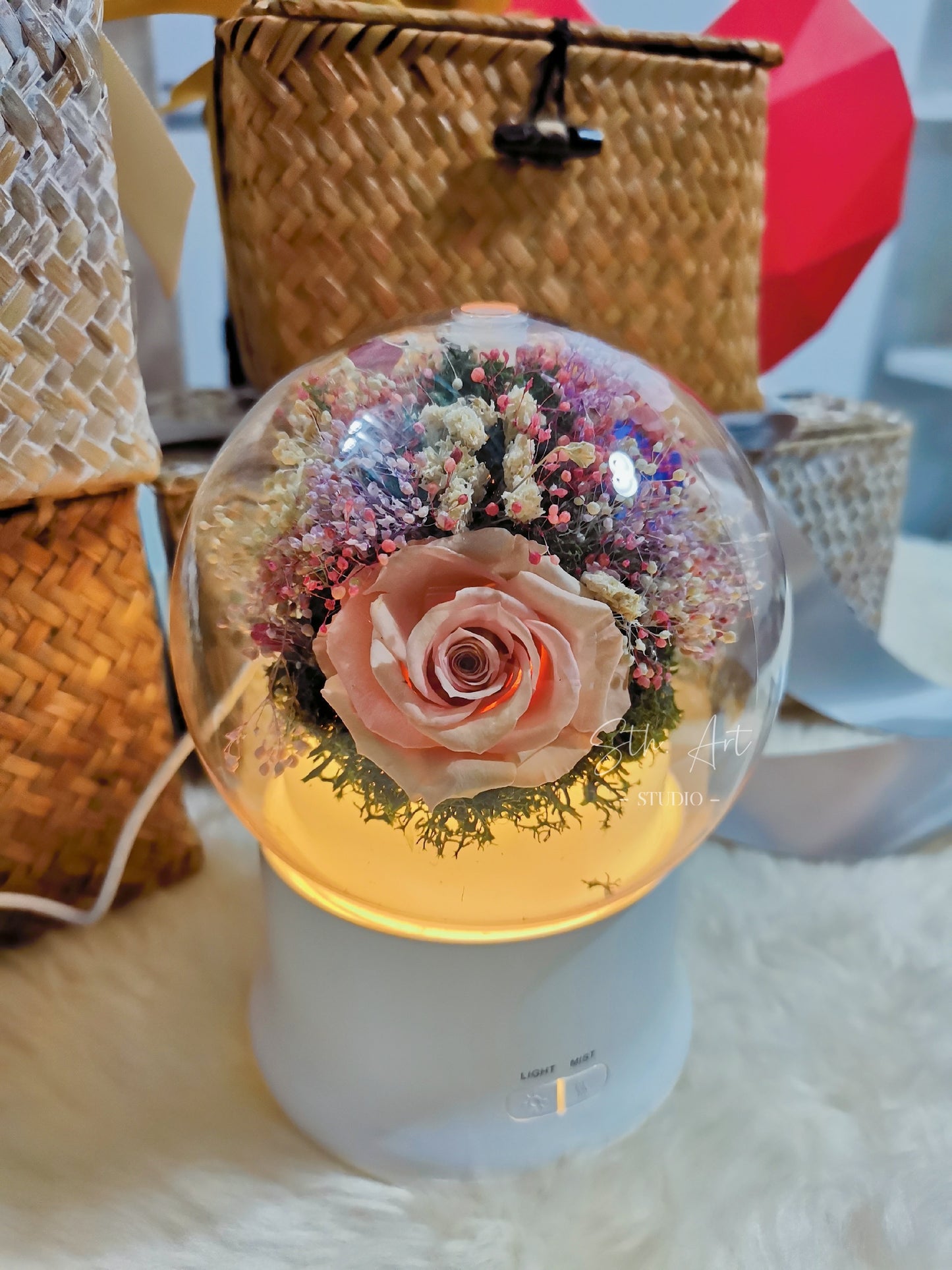 Dried Flower Home Diffuser & Light Workshop