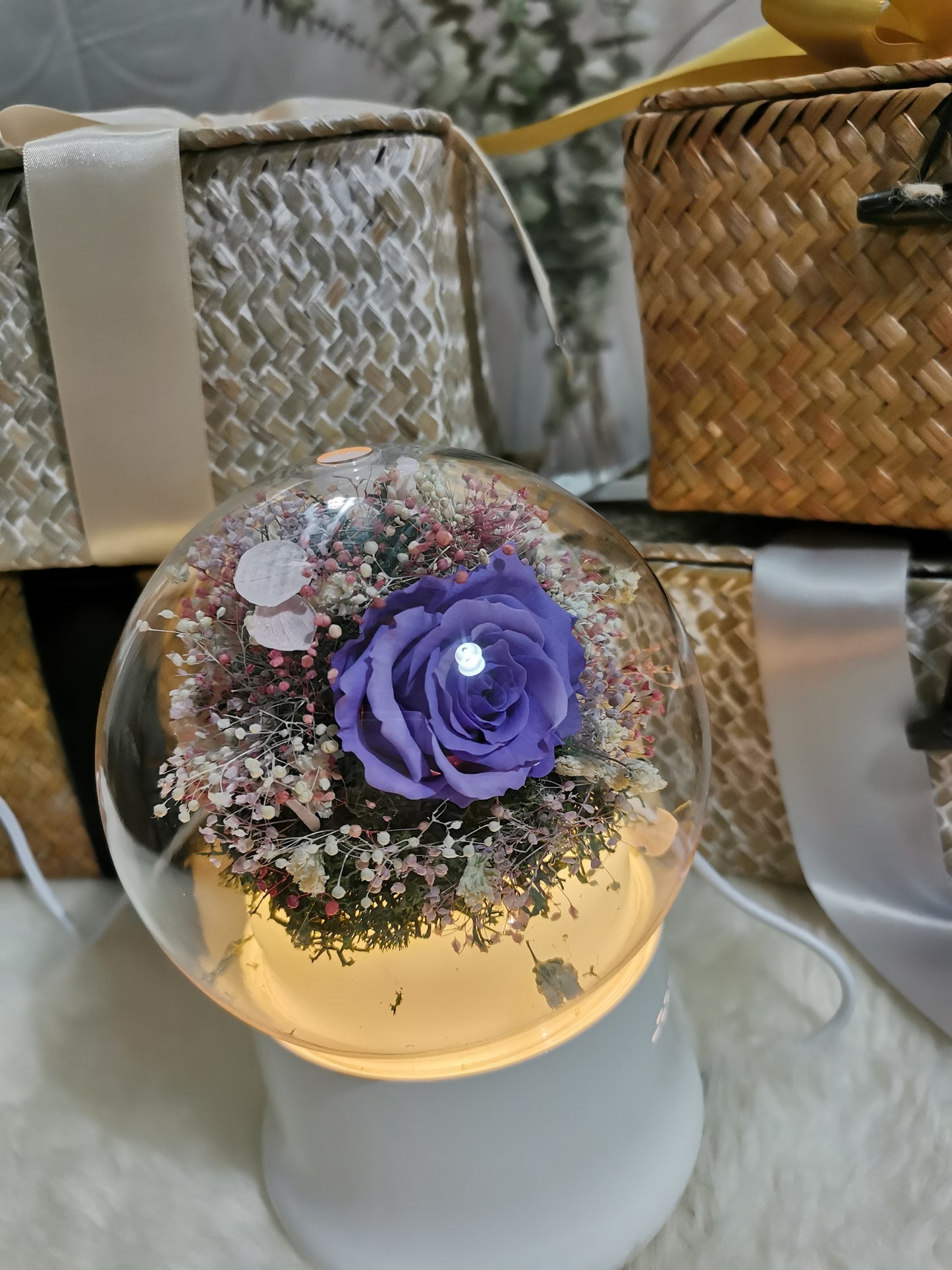 Dried Flower Home Diffuser & Light Workshop