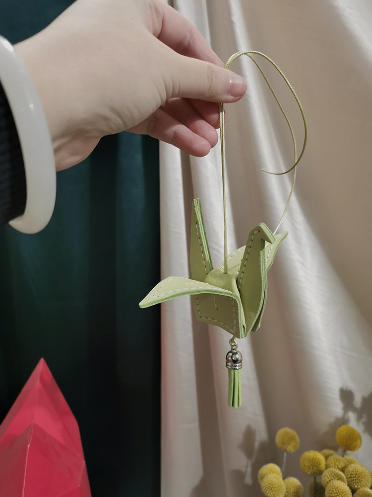 Origami Crane Bag Charm/Car Hanger