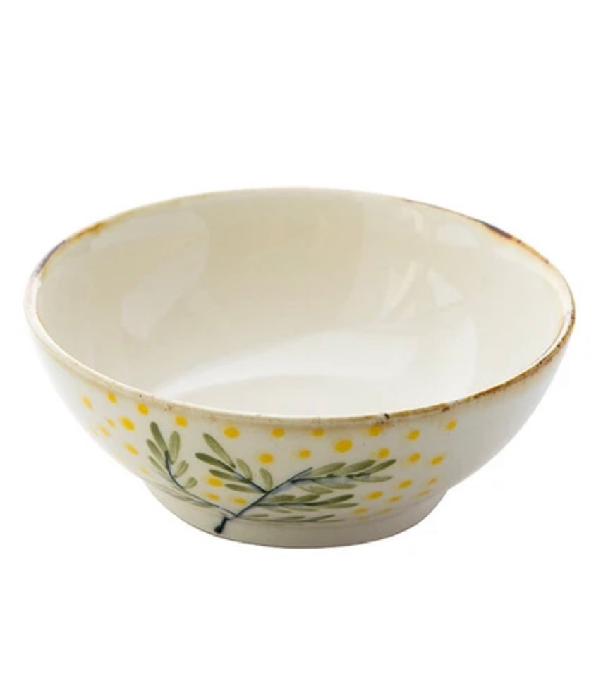 Hasami ware | Mimosa Flower Series - Deep Bowl