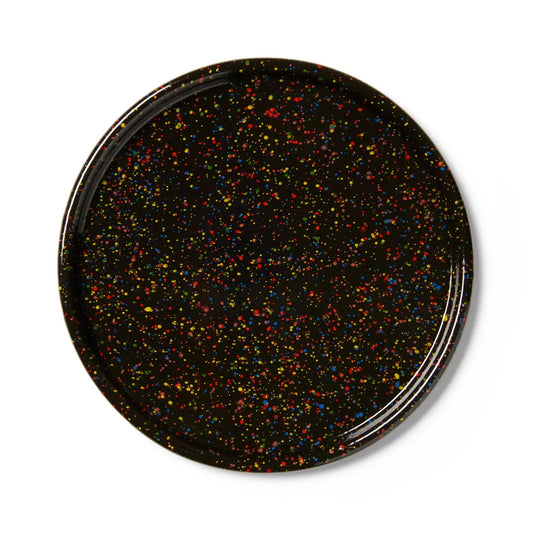 Crow Canyon | Rainbow Falls Dinner Plate - Black