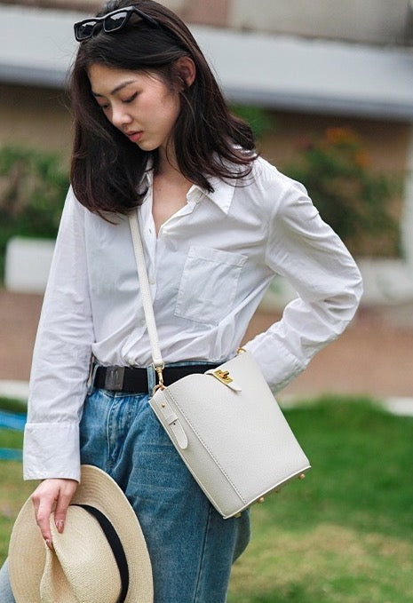 Bucket Bag with Detachable Sleeve Bag