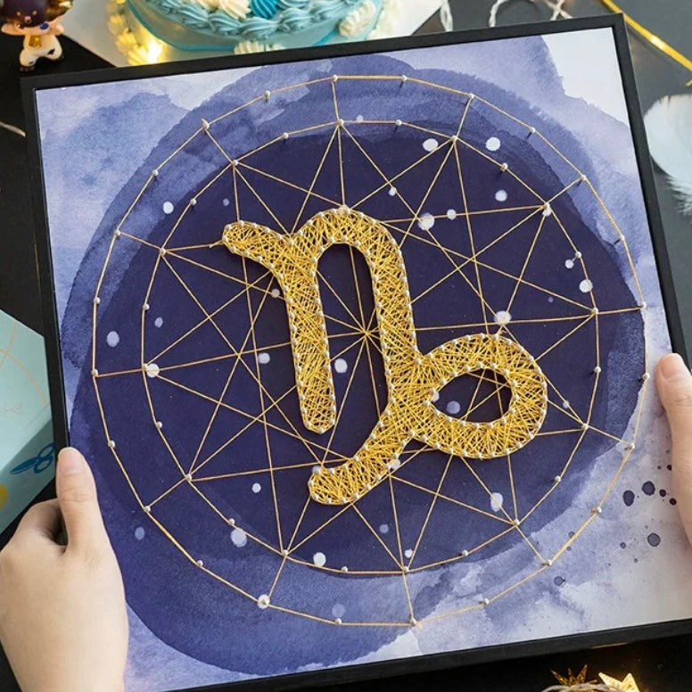 Constellation Symbol Framed String Art