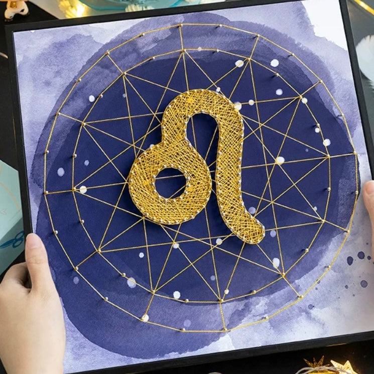 Constellation Symbol Framed String Art