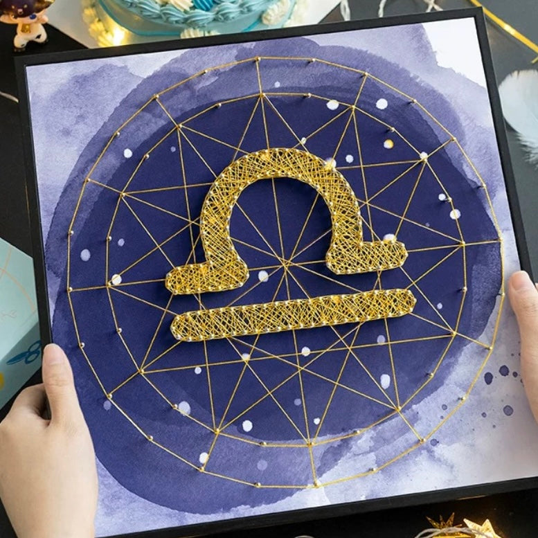 Constellation Symbol Framed String Art