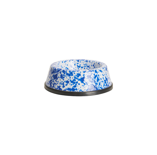 Crow Canyon | Splatter | Small Pet Bowl - Blue