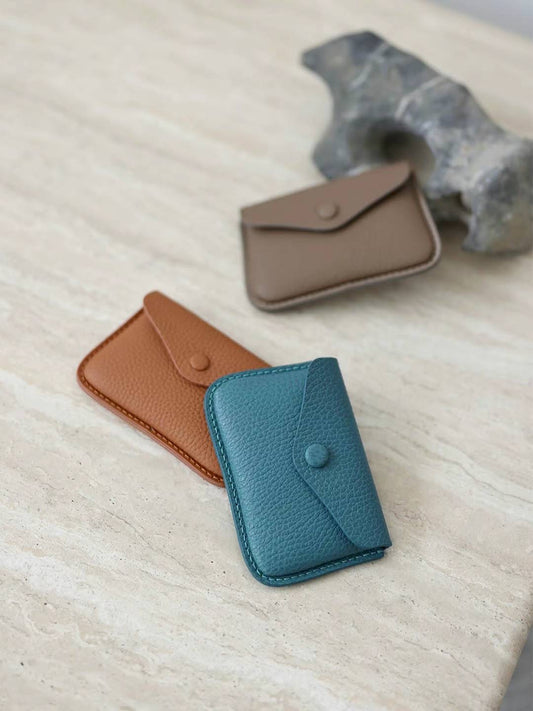 Button Flap Cardholder