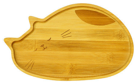 Cat Bamboo Tray