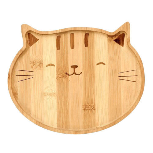 Cat Bamboo Tray