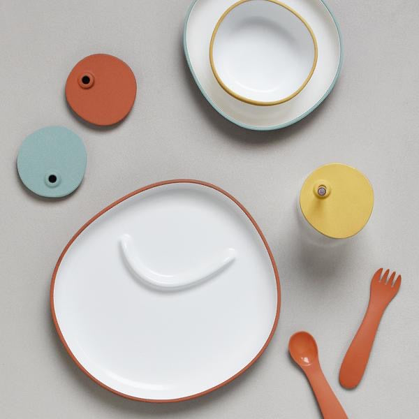 KINTO | BONBO | 6pcs Set Kids Tableware - Yellow