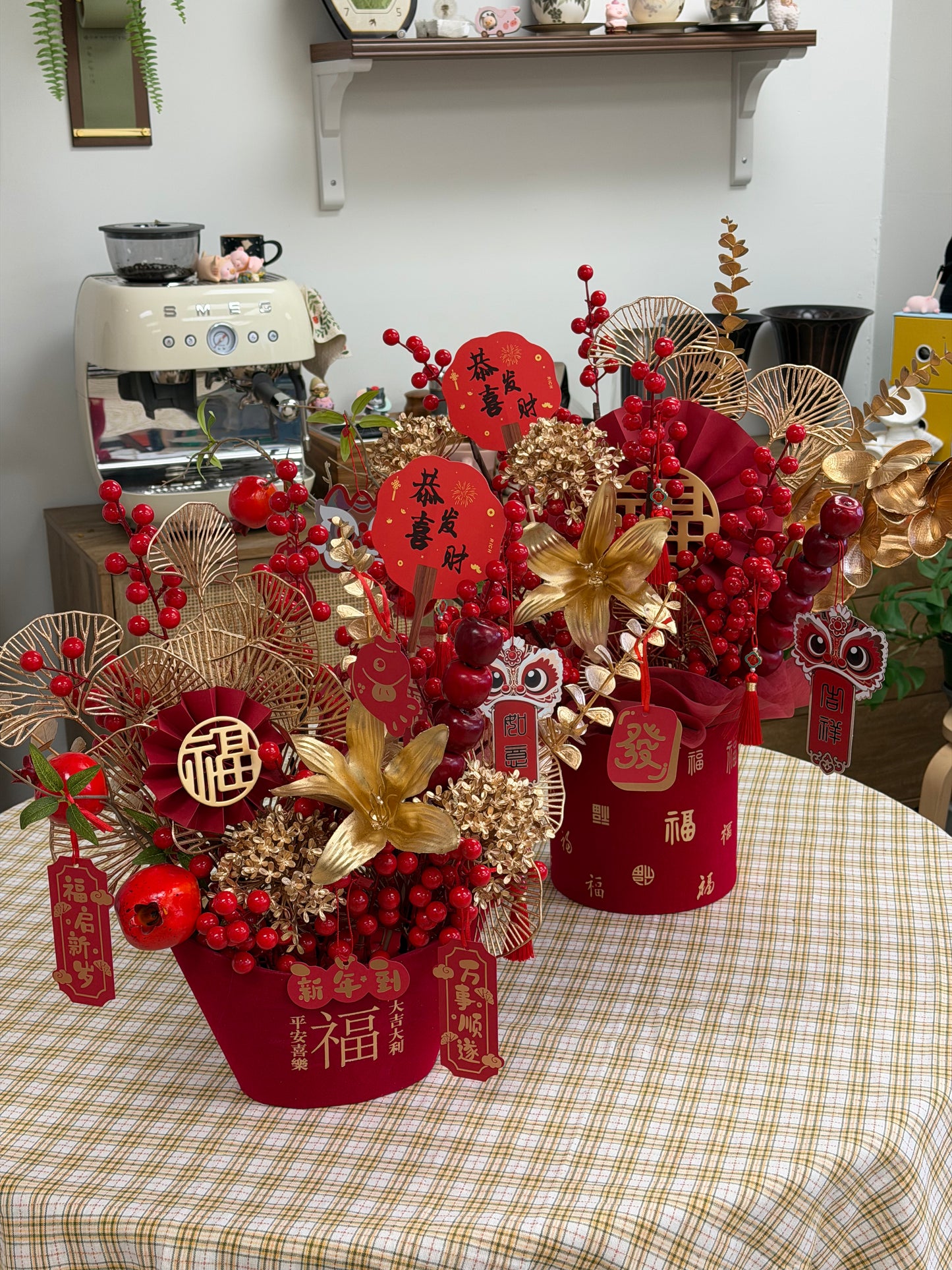 Chinese New Year Potted Floral Arrangement