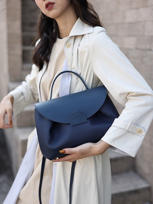 Navy Pouch Bag