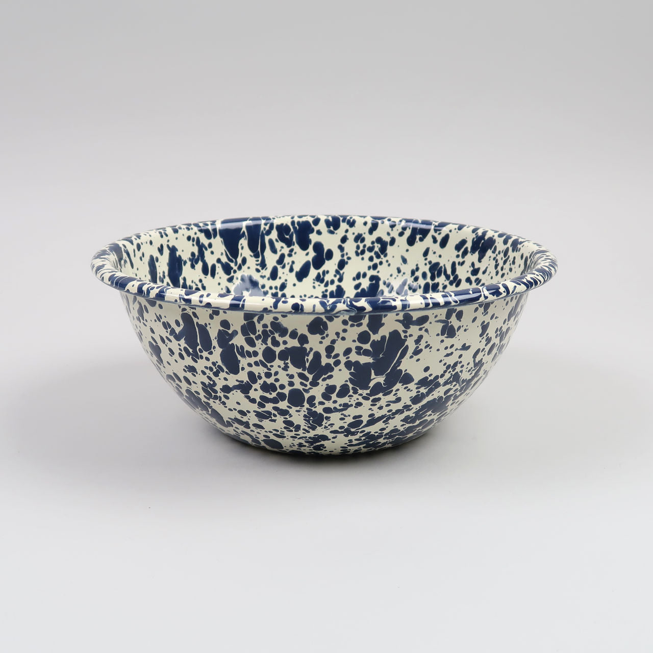 Crow Canyon | Splatter Series | Serving Bowl Navy & Cream