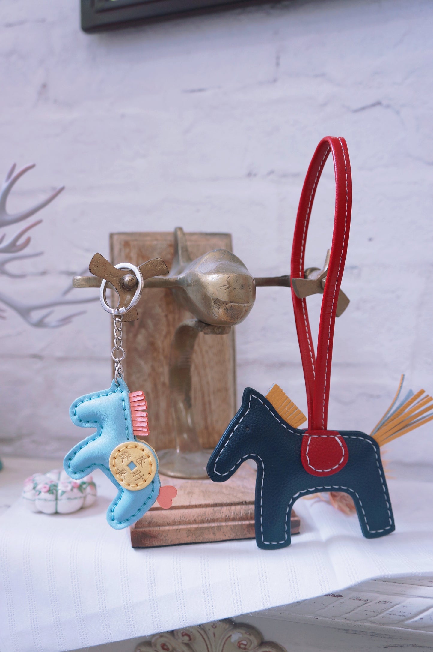 Saddle Horse Bag Charm/Car Hanger