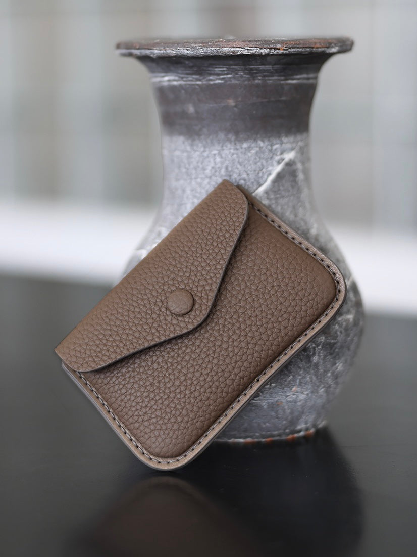 Button Flap Cardholder