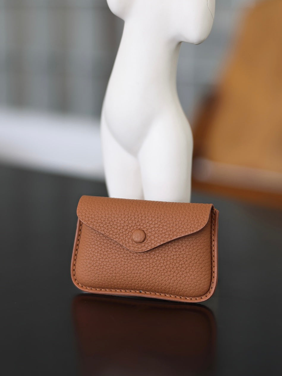 Button Flap Cardholder