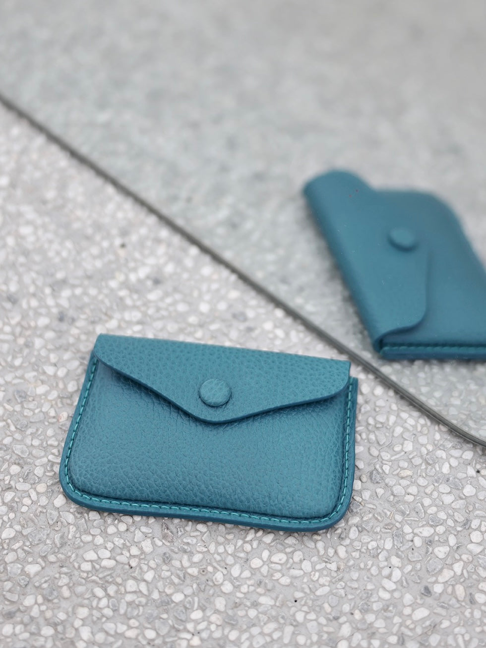 Button Flap Cardholder