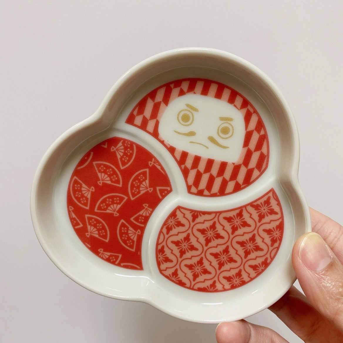 Kutani Ware | Daruma Plate Set