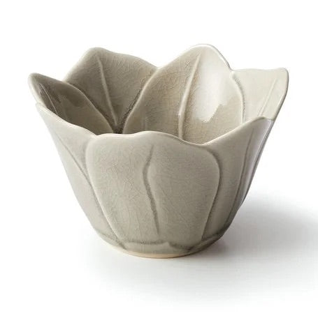 Seto Ware | Flower Bowl - Grey Lily