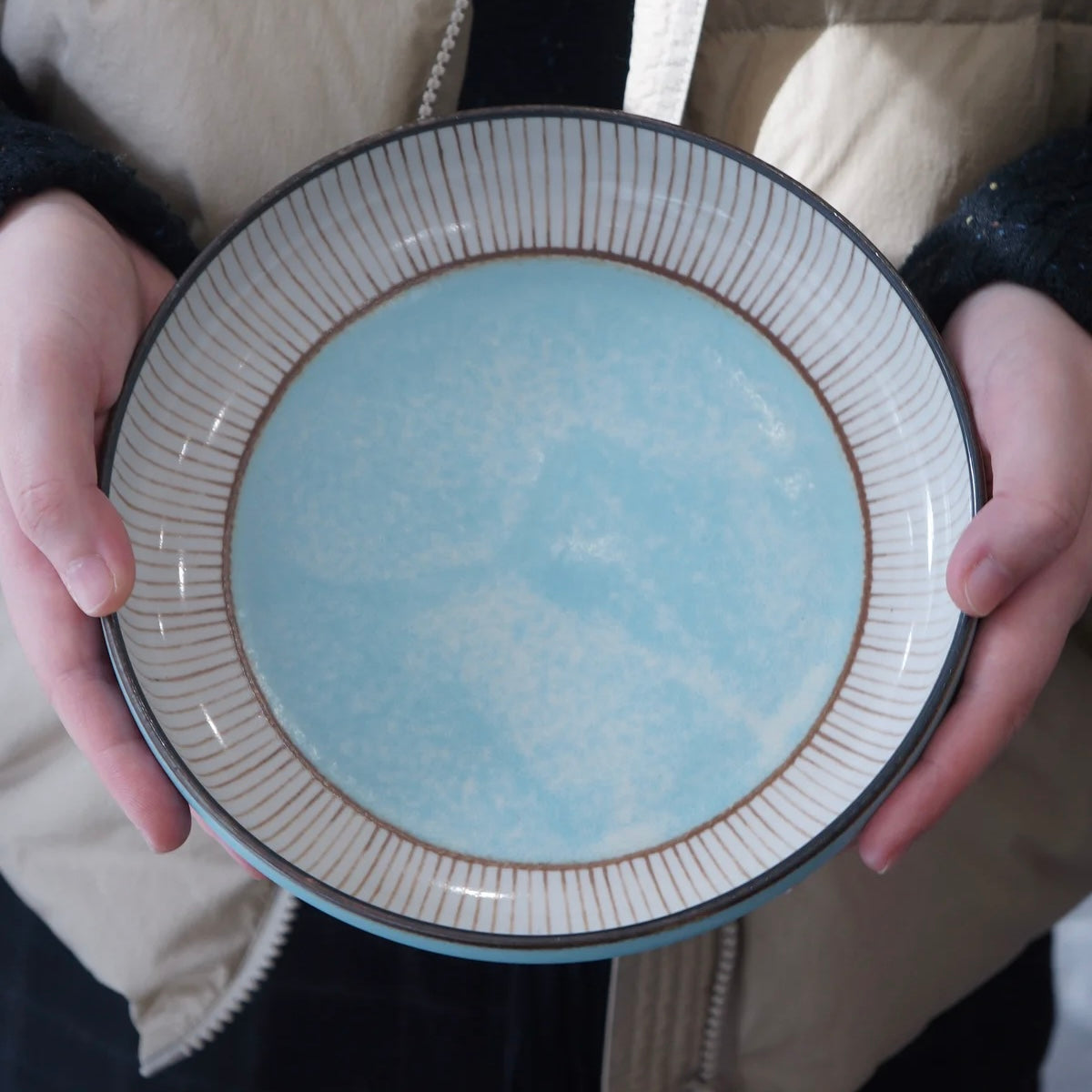 Mino Ware | Wabi Five Color Deep Plate