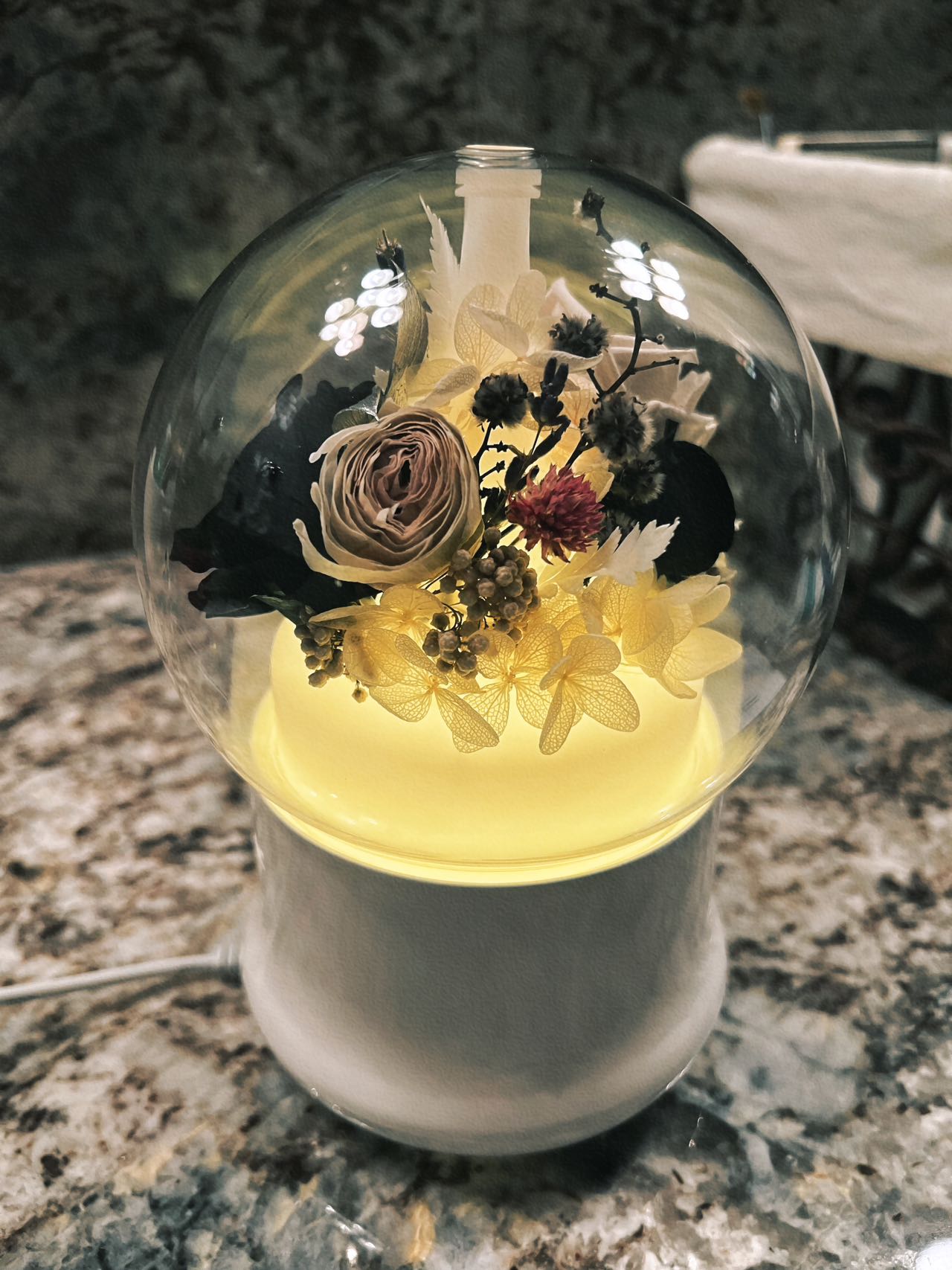 Dried Flower Home Diffuser & Light Workshop