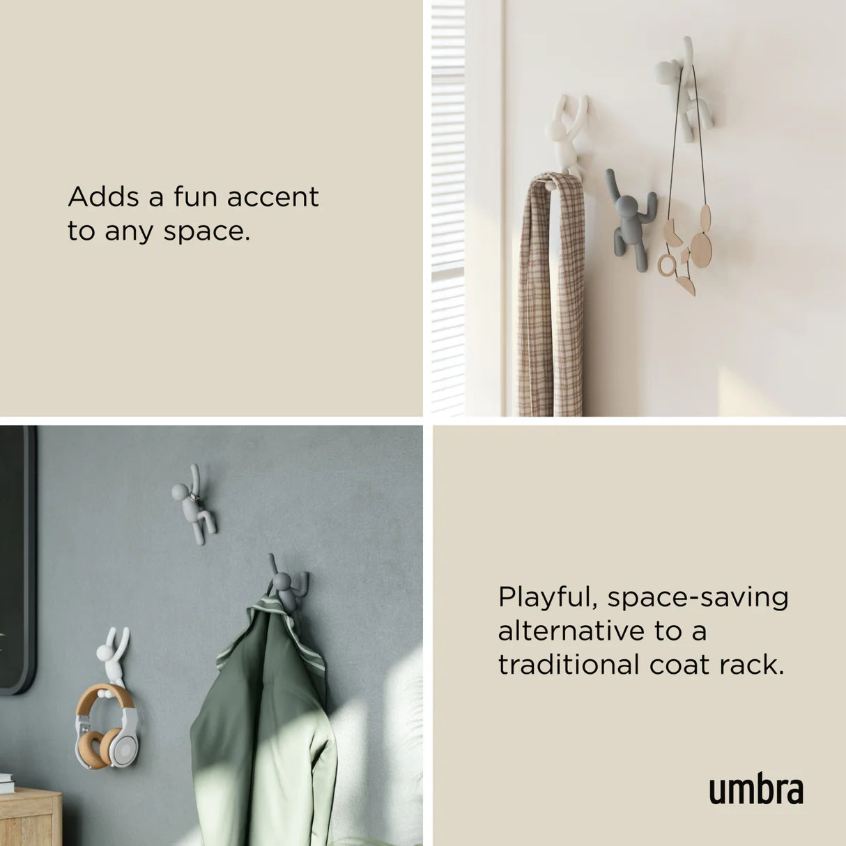 Umbra | Buddy Wall Hook Set of 3